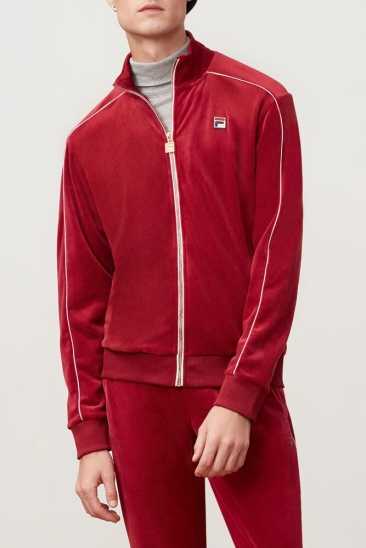 Fila Homme Lineker Velour Giletse Tred/Wht Fila France SZL-568704